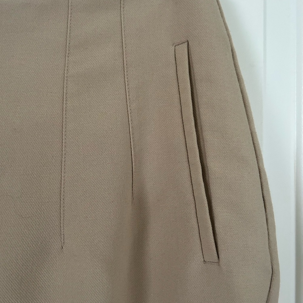 Nine West Women's Tapered Dress Chinos - Beige - Picture 2 of 5